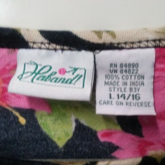 TIGER print Top pullover stretch embellished Colorful Haband VTG long sleeve - Picture 6 of 10